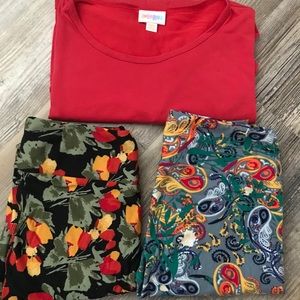 LuLaRoe Irma and Leggings Set